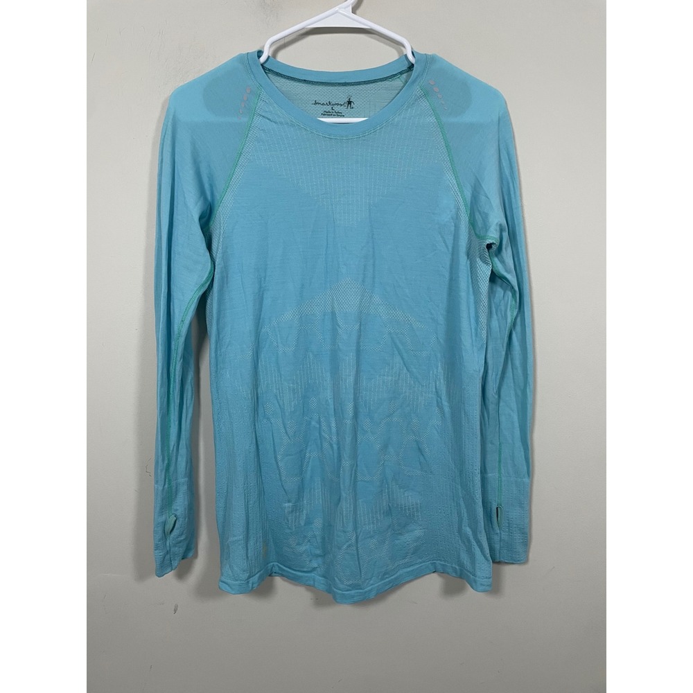 Smartwool Long Sleeve Lightweight Base Layer Size Large Merino Wool Active
